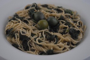 Vegetarian Spaghetti Alla Puttanesca 